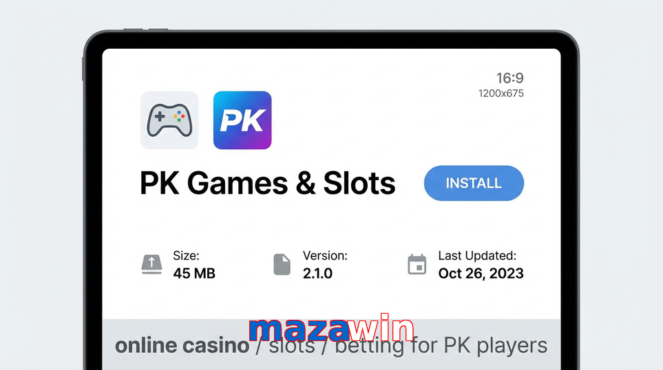 Game list for Mazawin gameapk section